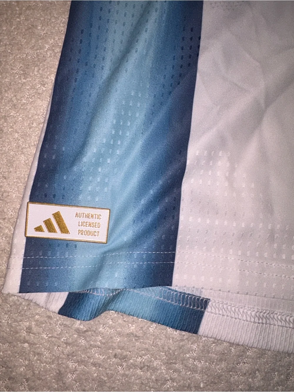adidas Argentina #10 Soccer Jersey - Sky Blue, White & Gold